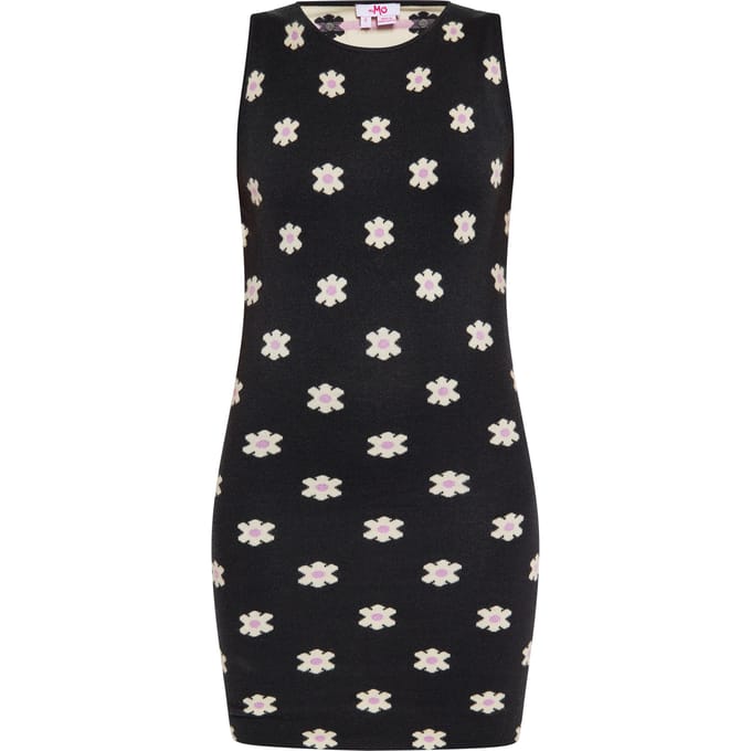 Mymo Jurk Dames ZWARTE ROOM PAARS