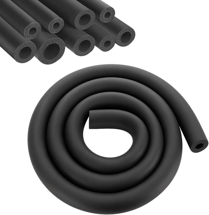 Zwarte Schuim Buisisolatie voor Verwarming en Sanitair - Ø 28 mm
