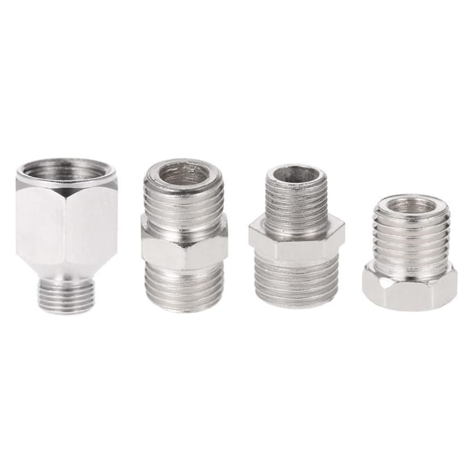 4 stuks/set Airbrush-adapterkit, passende connector voor airbrushcompressor
