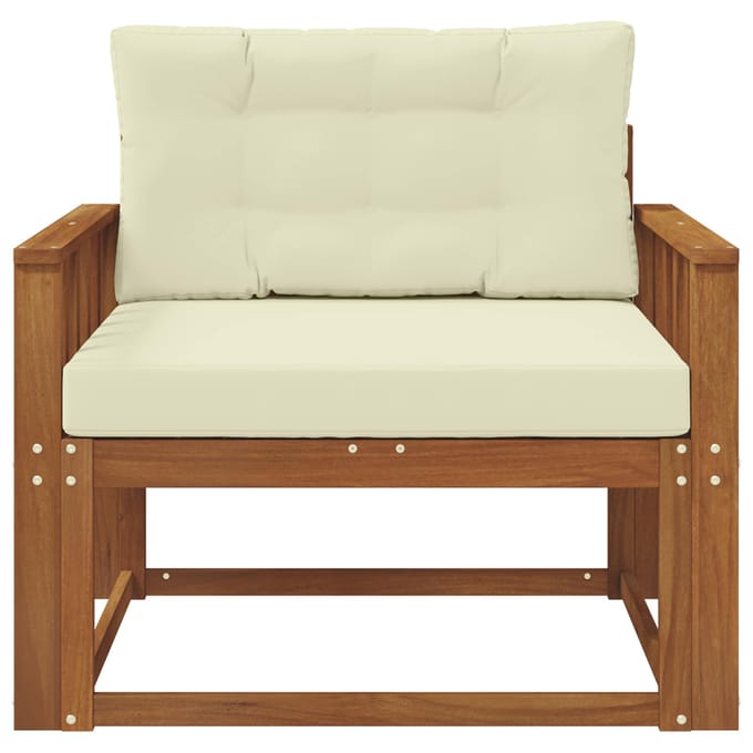vidaXL - Buiten - Midden - Sofa - Naturel