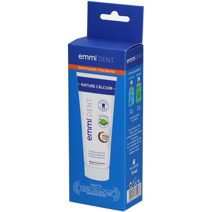 EmmiDent Nature for Ultrasonic Tandpasta 75 ml Wit
