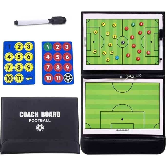 Zolta - Voetbal Tactiekbord - Magneten en Marker - Weerbestendig
