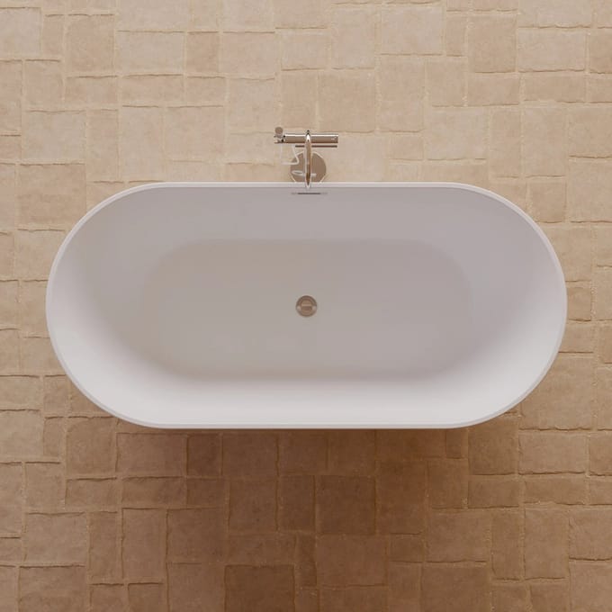 SPALINA - Vrijstaand bad - Eden 169, 169 x80 x58 cm, Wit