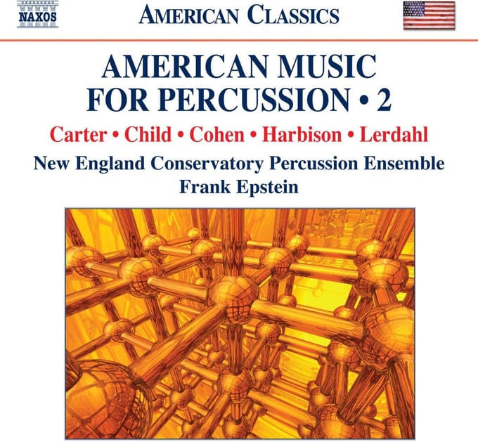 New England Conservatory Percussion Ensemble, Frank Epstein - American Music For Percussion, Volume 2 (CD)
