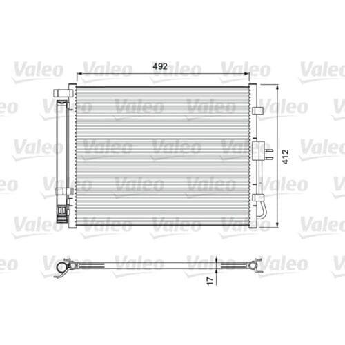 Condensator, airconditioning VALEO 814402