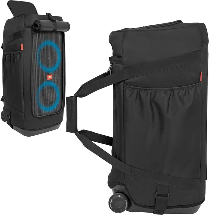 Draagbare Speaker Case voor JBL Party Box - Bescherming, Stijlvol en Duurzaam, Zwart