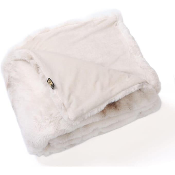 PTMD - Plaid Linde - Beige - 220x240x2cm