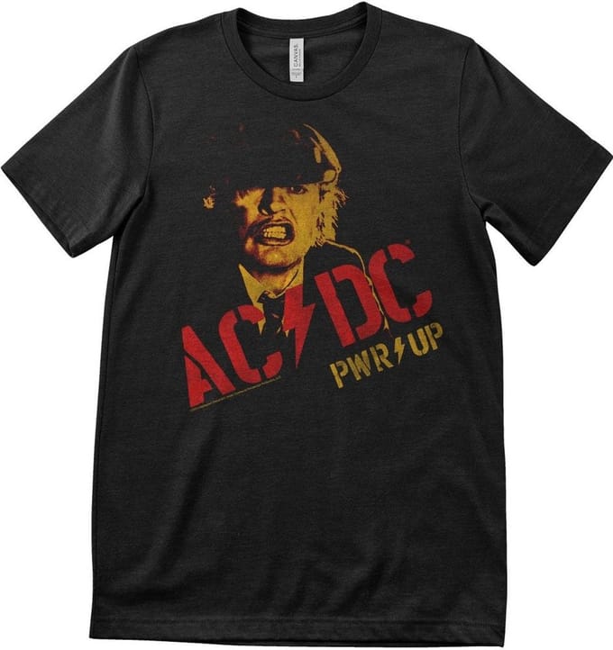 AC/DC Angus Young Pwr Up T-shirt PS-1-ACDC016-H56-12