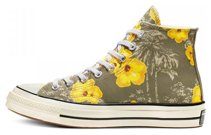 Converse Chuck 70 High 'Paradise Floral' 164076c 39.5 yellow