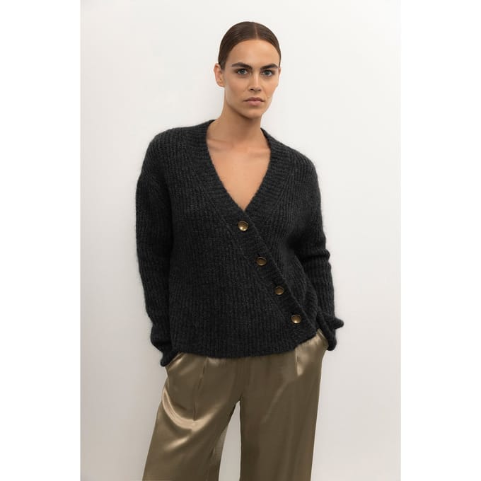 VIVEH Larch Anthracite Maat: 34/36 | Cardigans Outlet | Dames | Zwart