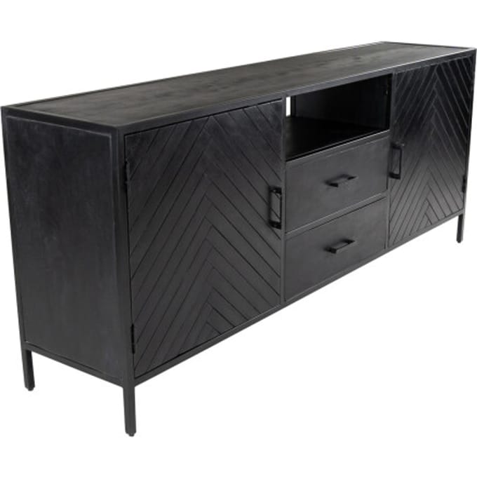 Kick Dressoir Hugo hoog - Zwart