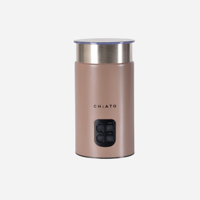 CHiATO milkPLAY Elektrische melkopschuimer - Bruin
