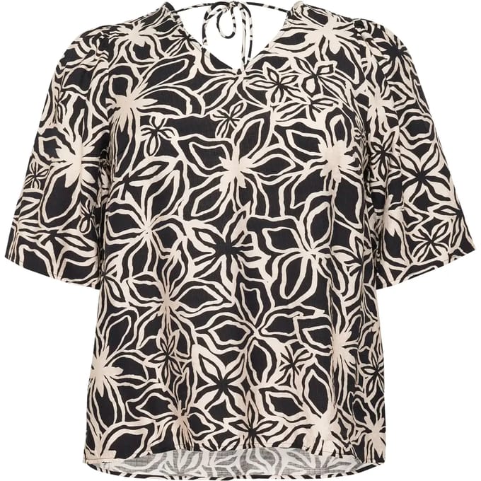 Vrouwelijke uitlopende blouse KAFFE Curve Haliah