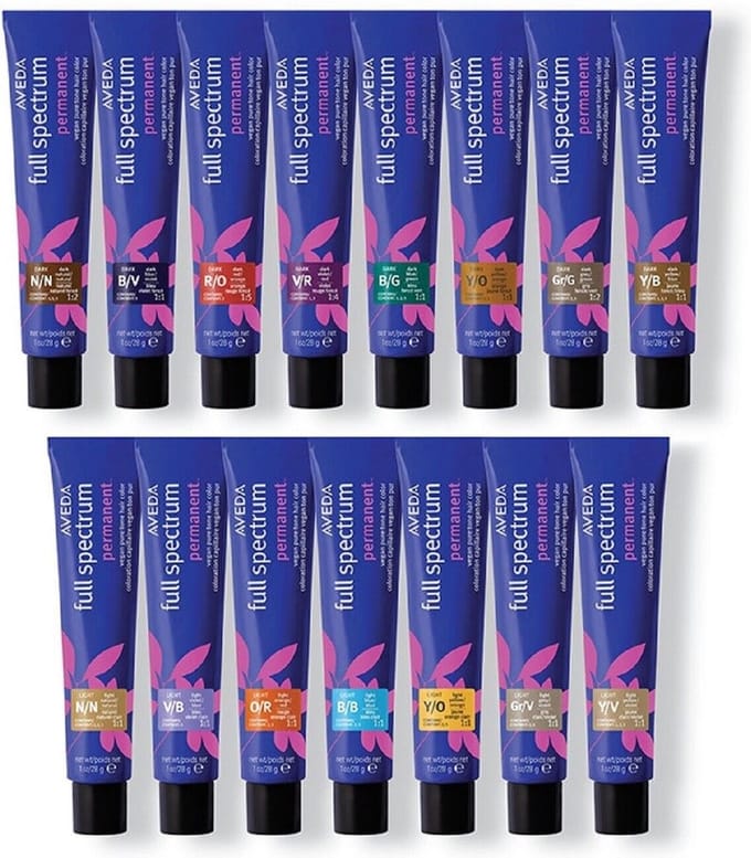 Aveda Full Spectrum Permanent Hair Dye 1B