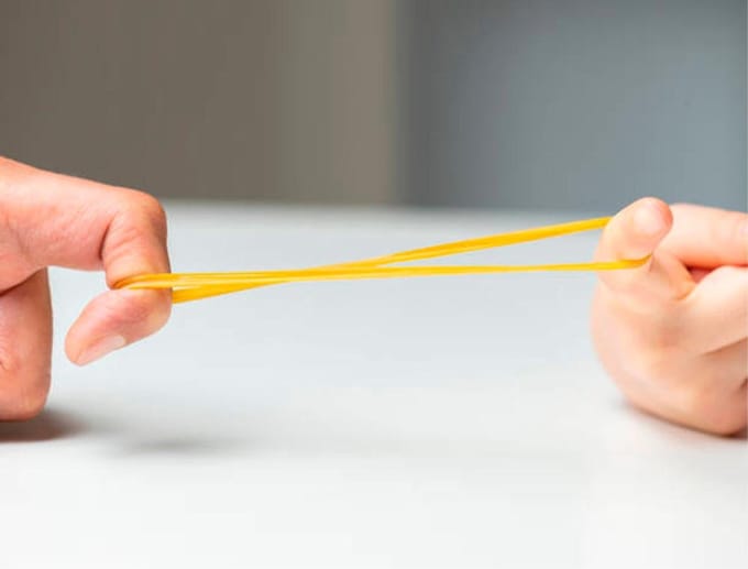 Q-CONNECT elastieken, breedte 2 mm, lengte 120 mm, doos van 1 kg
