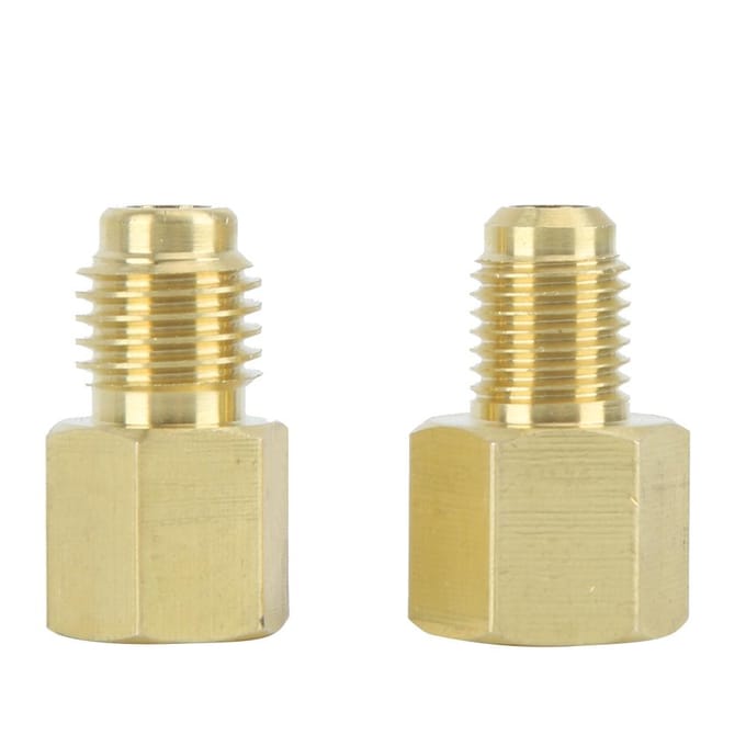 2 Stuks 1/2ACME Messing Koeladapter Koudemiddel Vacuümpomp Poort Connector Accessoire