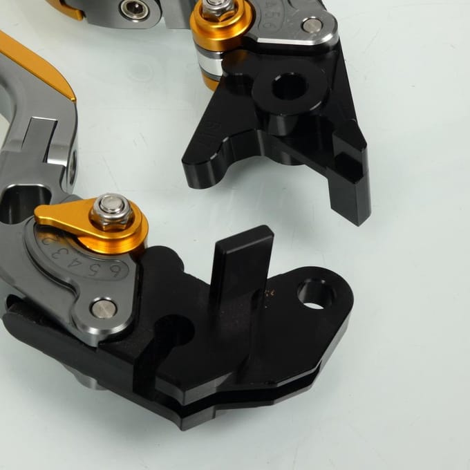 Levier frein embrayage repliable pour moto Suzuki 650 DL VStrom 2011 à 2012 Neuf