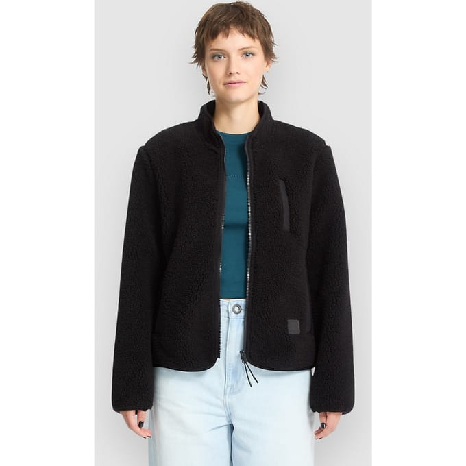 Volcom Wuzer Fuzzar Jas zwart
