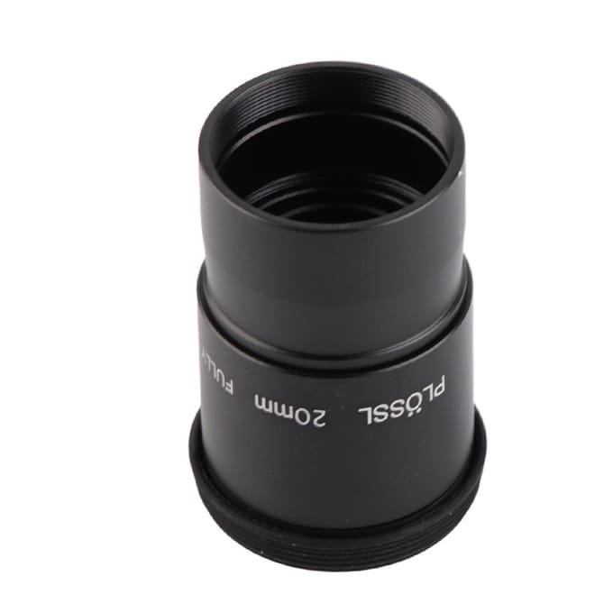 Astronomische Telescoop Lens Oculair Plossl 20mm met 1.25  Filterdraad black