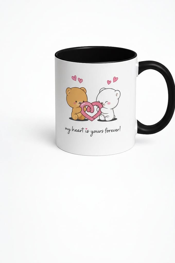 Liefdesmok Beren Koppel & Hart | "My Heart Is Yours Forever!" | Romantisch Cadeau