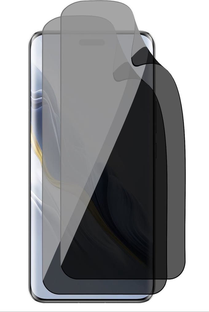 Privacy Screenprotector geschikt voor Honor Magic 6 Pro - 2x FlexGuard Screen Protector