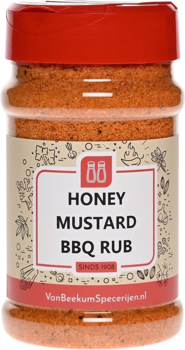 Van Beekum Specerijen - Honey Mustard BBQ Rub - Strooibus 225 Gram