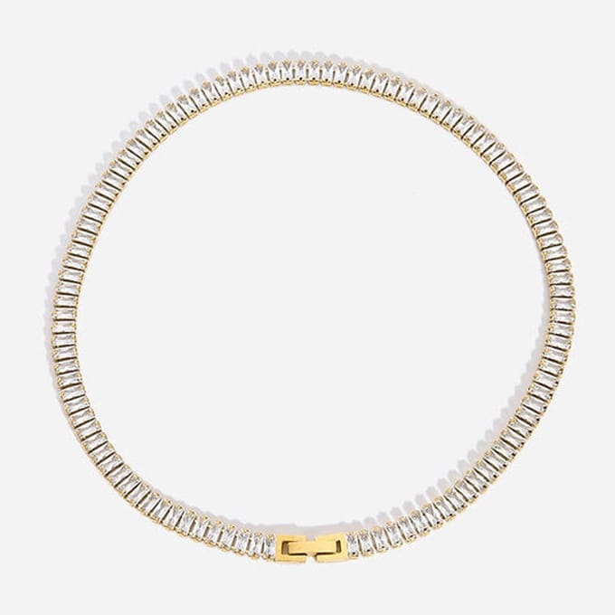 Tennis Ketting – Tijdloze Sprankeling | Twinolo