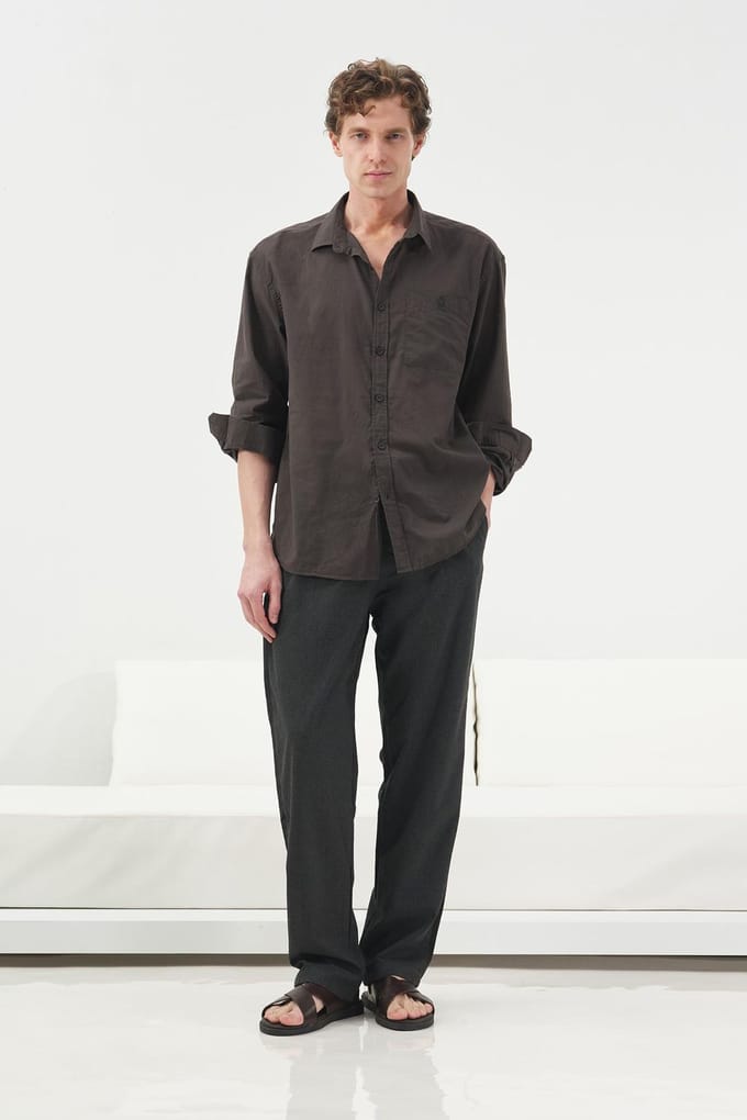 Regular Fit Lange Mouwen Poplin Shirt