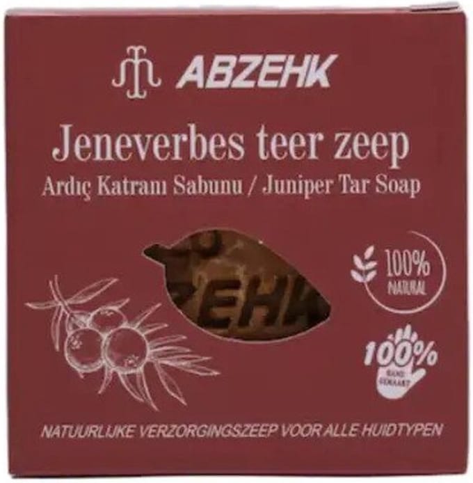 Abzehk - Handzeep, Sabun, Handsoap - Jeneverbes Teer, Ardıç Katranı, Juniper Tar - 125gr