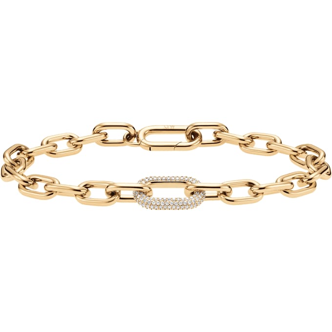 Daniel Wellington DW Crystal Link 155mm Gold