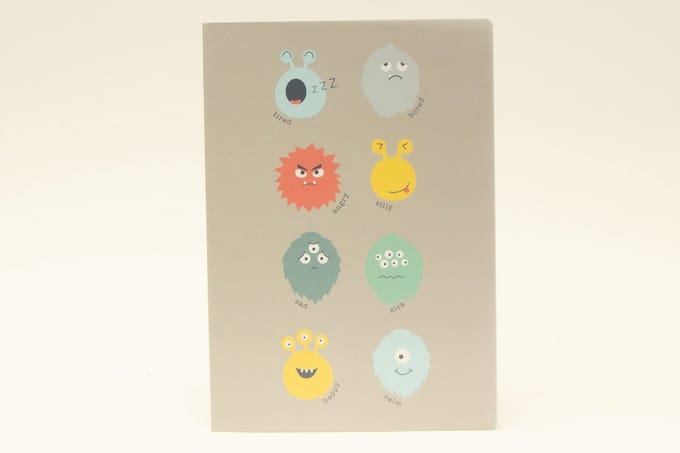 Ancor Schrift B'LOG PLAY ME Monsters A4 lijn 48 vel 90 grams PP cover