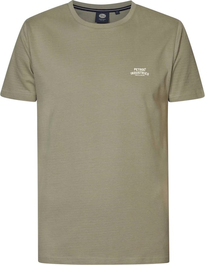 Petrol Industries - Heren Logo T-shirt Heatwave - Groen - Maat S