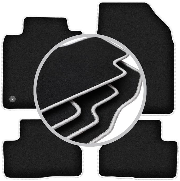 CARLUX-SILVER automatten voor: Nissan Micra K12 hatchback (2002-2010)