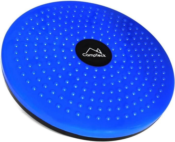 Taille Twisting Disc - Twist Board - Buikspieren Trainen - 360 Graden Rotatie - 25 cm Diameter - Blauw