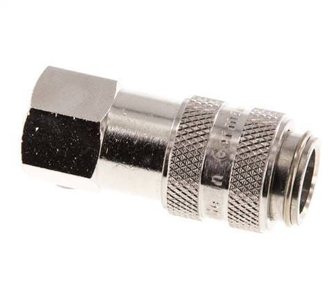 Vernikkeld Messing DN 5 Luchtkoppeling Snelkoppeling G 1/8 inch Binnendraad