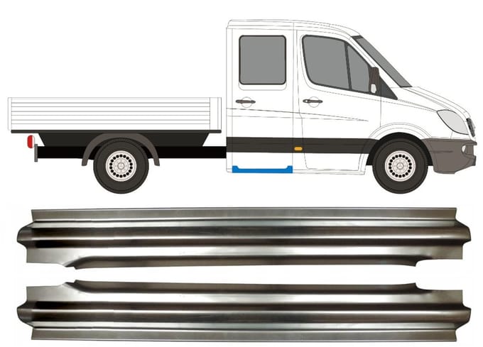 Reparatie dorpel voor Mercedes Sprinter 2006-2018 / Links + Rechts / Set