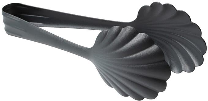 Serveertang - Vintage - Donker Grijs - Roestvrijstaal - Lengte 21 cm