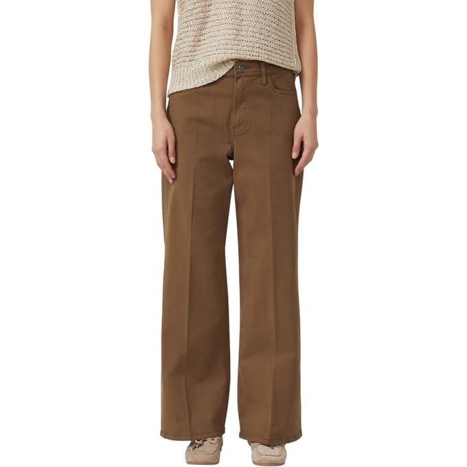 s.Oliver  Jeans Dark Brown Maat: W40L32 | Wijde Broeken Outlet | Dames | Bruin