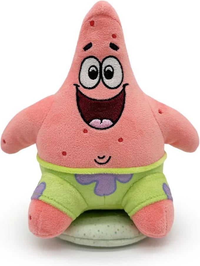 Youtooz SpongeBob SquarePants Knuffel Figure Patrick Shoulder Rider 13 cm Knuffeles