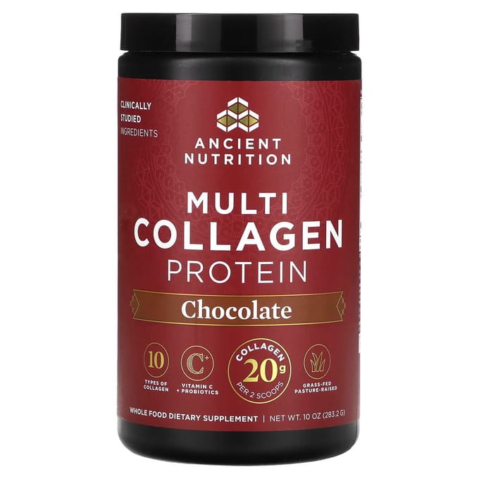 Nutrition Ancienne, Protéine Multi Collagène, Chocolat, 10 oz (283,2 g)