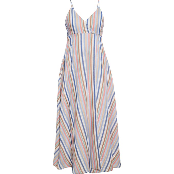 IZIA Jurk Dames Blauw Veelkleurig