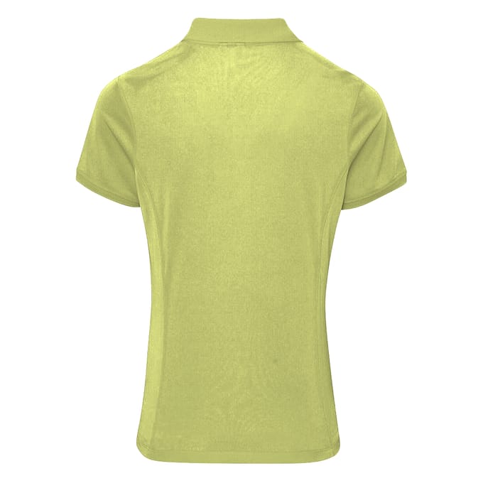 Premier Dames/dames Coolchecker korte mouw Pique Polo T-Shirt (Kalk)