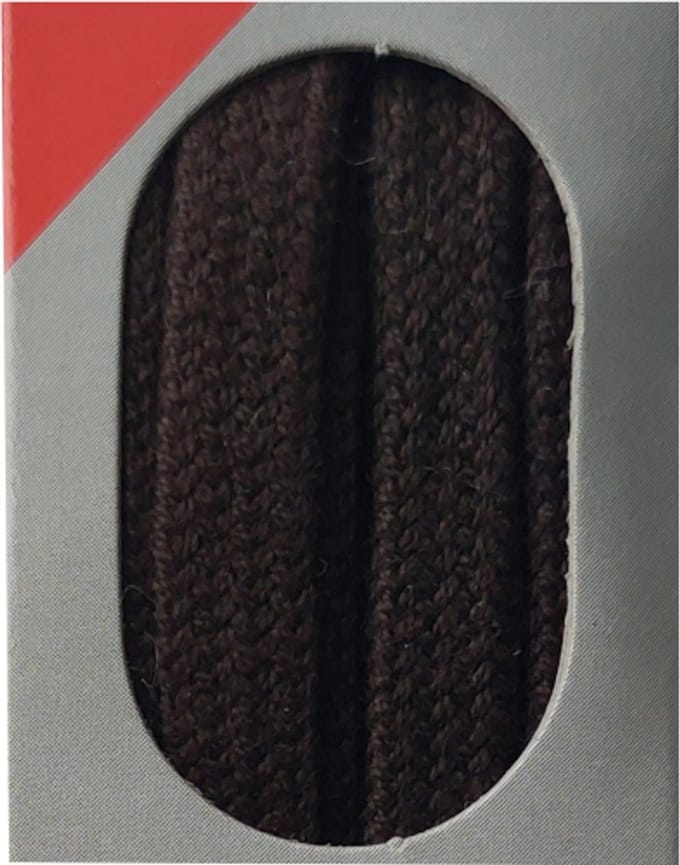 Bob Veter - Donker Bruin - Plat - Lengte 75 cm - Breedte 7 mm - Schoenveter