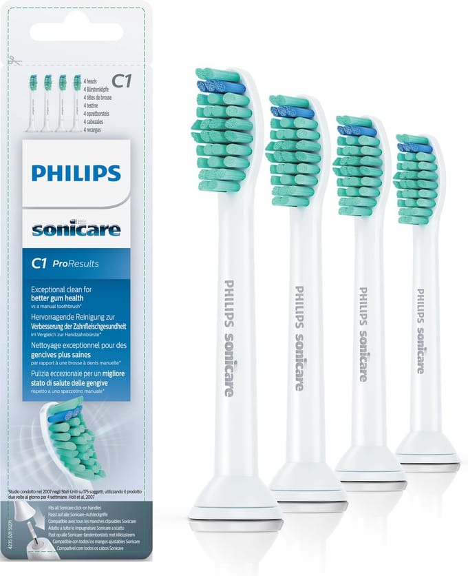 Philips Sonicare ProResults HX6014/07 - Opzetborstel - 4 stuks