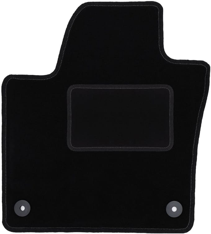 Bestuurdersmat zwart voor: Volkswagen Sharan II minivan (2010-)