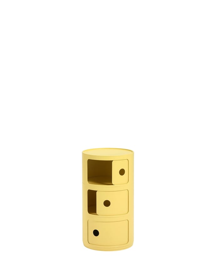 Kartell Componibili Bio Container - 3 Elementen - geel