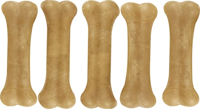Hondensnack Rawhide Been 7,5 cm 5 stuks - 125 gr - 5 stuks x 7.5 cm