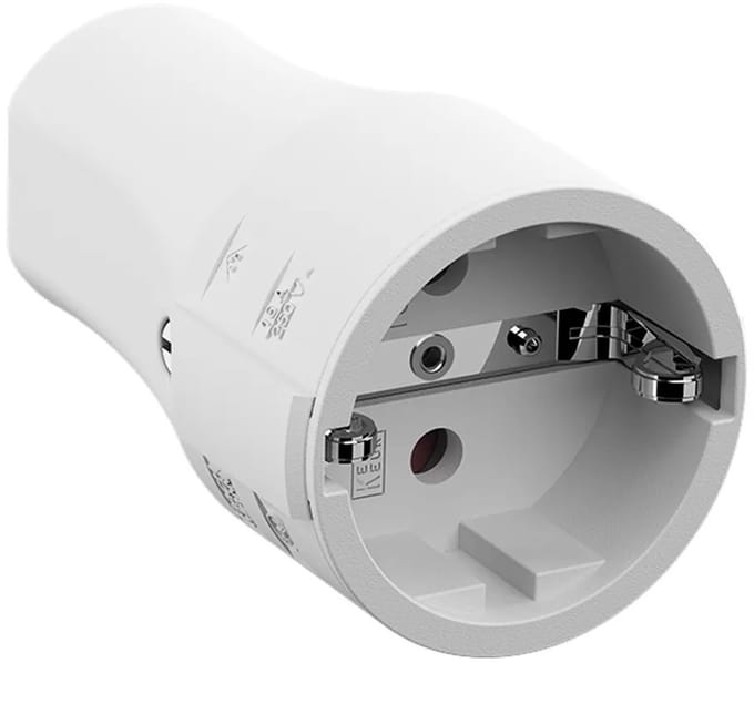 Bachmann 960.203 Koppeling met randaarde Polyamide 250 V Wit IP20