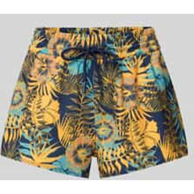 Korte regular fit broek met tunnelkoord, model 'JOOGI'