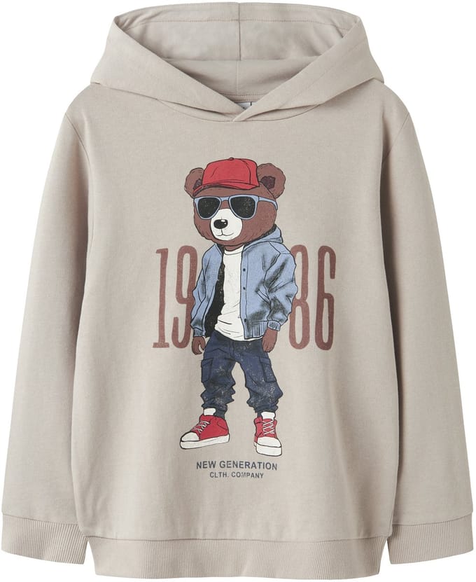 NAME IT - NKMDOBS LS NREG SWEAT WH UNB BOX - Jongens - Sweaters